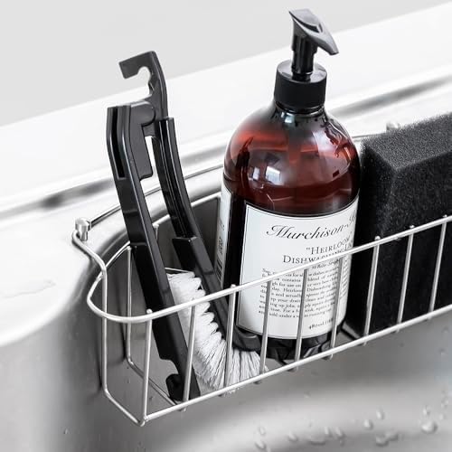 Stylish Folding Drain BrushCompact and Durable Kitchen Tool