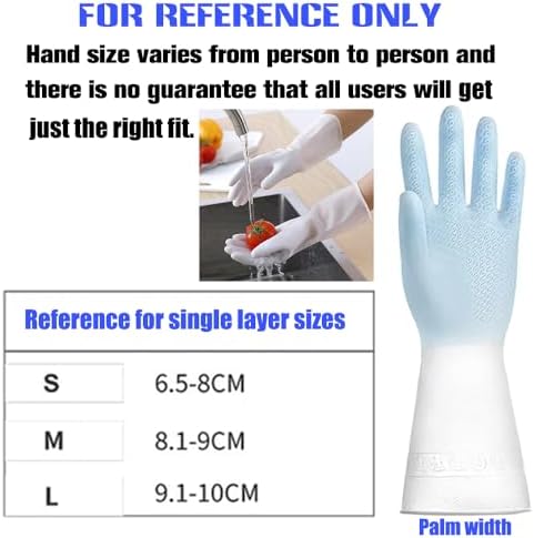 Resin Cleaning Gloves with Silver Wire Mesh Cloths 1