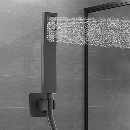 BANLICALI Handheld Shower Head with Wall Mount and Hose Set