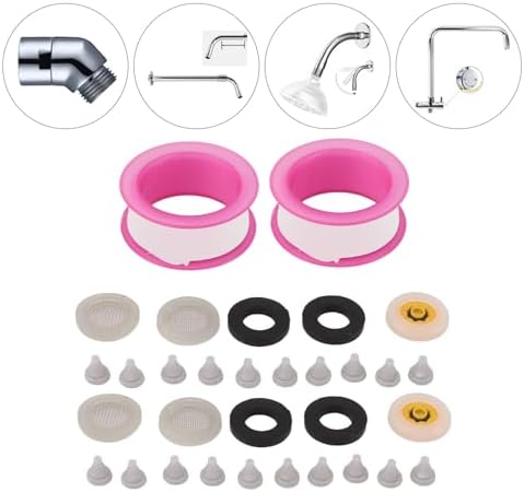 Kuuleyn Silicone shower head nozzles set for water conservation and bathroom enhancements
