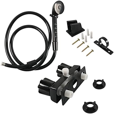 ALI2 Upgrade Your RV Shower Experience - Black-Finish Handheld Shower Head