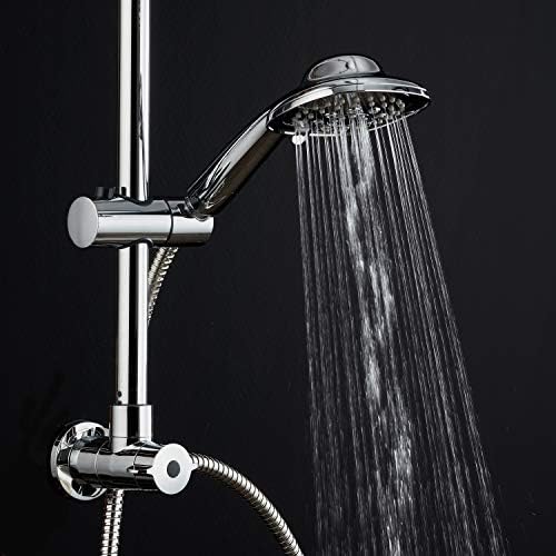 Hotel Spa 7-Inch Rainfall Combo with Slide Bar