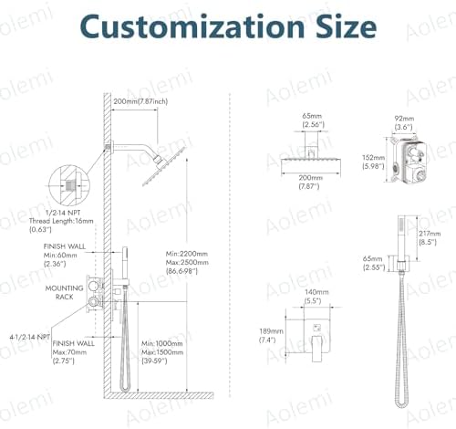 High-Pressure Rainfall Shower System