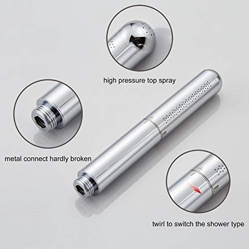 Ergonomic 18 GPM Chrome Handheld Shower Head