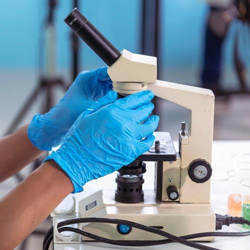 Blue Nitrile Gloves Strong Durable