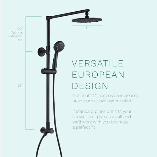 Fennocasa Polaris 3 Rain Shower Head and Handheld Combo