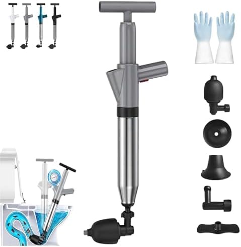 Pneumatic Floor Drain Unclogging Tool