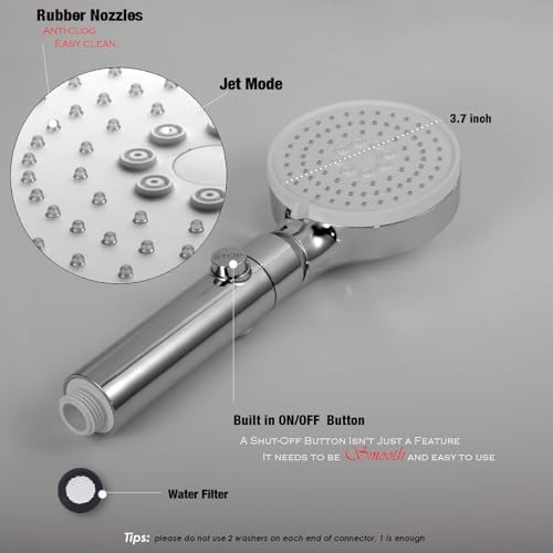 Handheld Shower Head for RVers - Polished Chrome
