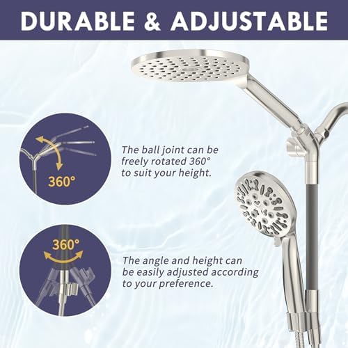 Dual Showers - Rainfall Handheld Perfect for Relaxation