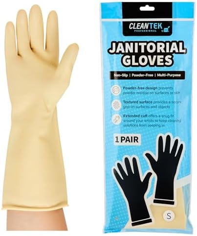 RestaurantwareClean Tek Professional 22 Mil Small Cleaning Gloves 10 Pairs
