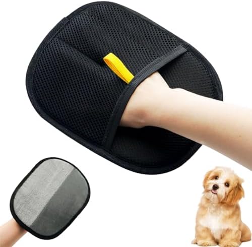 Double-Sided Pet Grooming Gloves