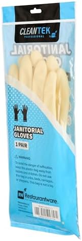RestaurantwareClean Tek Professional 22 Mil Small Cleaning Gloves 10 Pairs