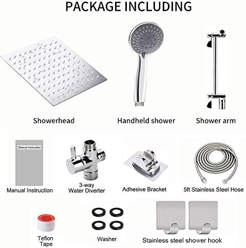 Enhance Your Bathroom Experience with the BelLEARly 10 Rain shower Head