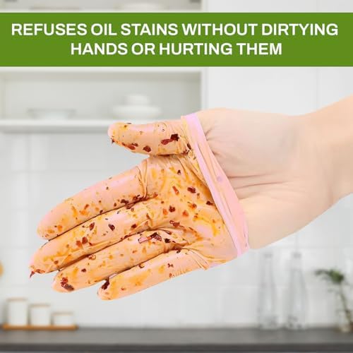 30-Piece Nitrile Gloves for Kitchen More