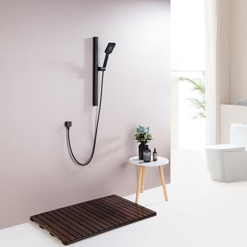 Sturdy Matte Black Tested Shower Head