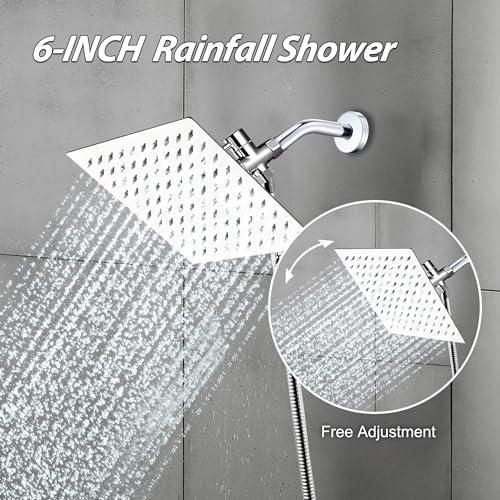 Premium Handheld Metal Shower Chrome