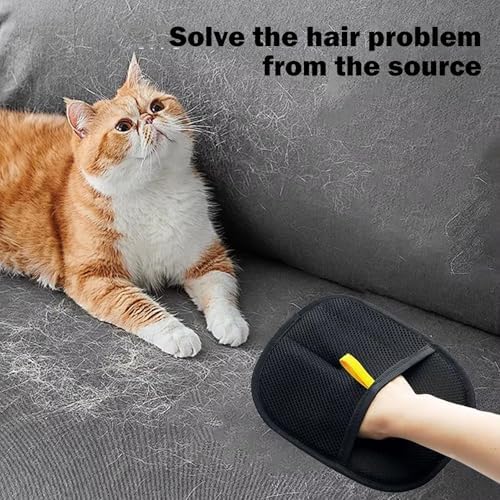 Static-Removing Gloves for Pets