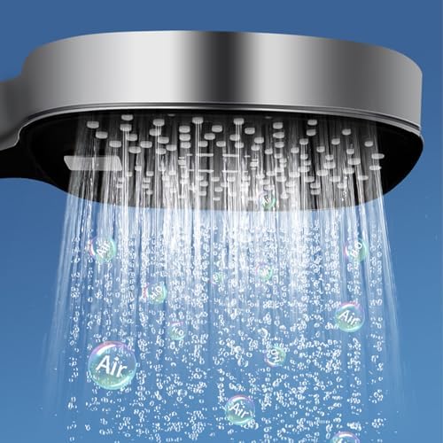 high-pressure showerhead handheld instant pressure increase easy to use low pressure compatible