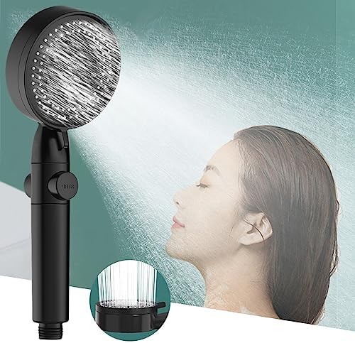 Generic High-Pressure Shower Head 5-Mode Detachable Timer 15GPM 5000PSI