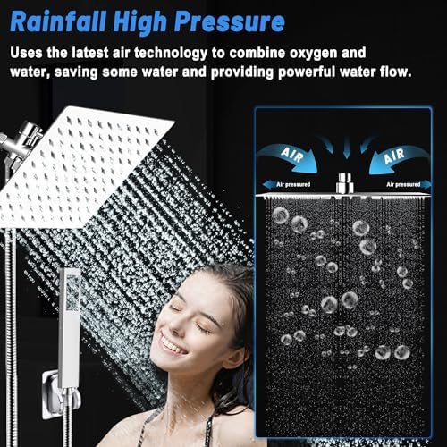 Premium Handheld Metal Shower Chrome