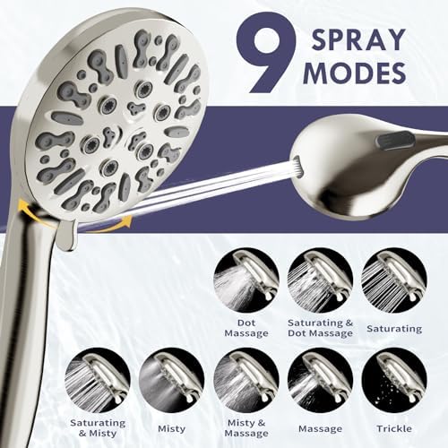Dual Showers - Rainfall Handheld Perfect for Relaxation