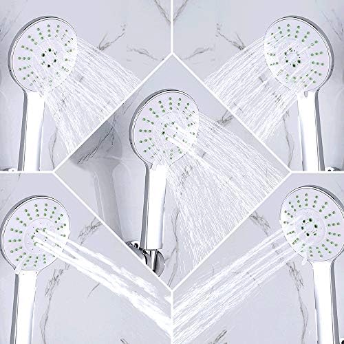 Sturdy Detachable Handheld Shower Head with 5 Spray Settings