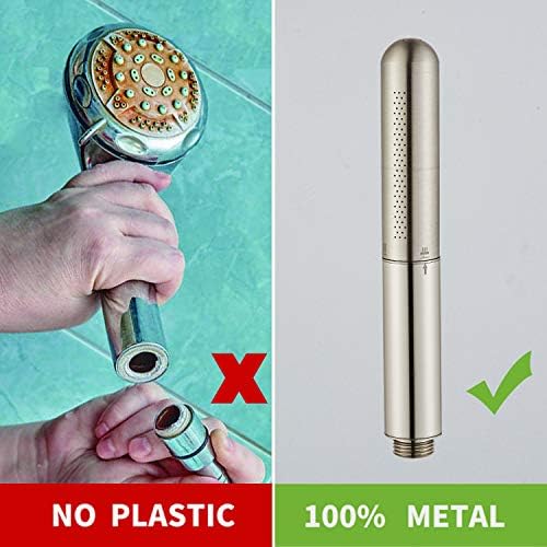 Handheld Showerhead Solid Copper High Pressure 2 Functions