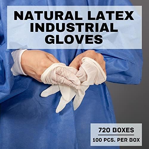 Durable Comfortable Latex Gloves for Industrial Use