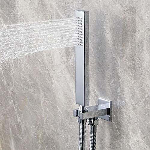 OwnaceSolid Brass Chrome Hand Held Shower Head Set
