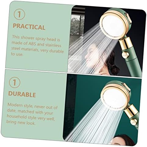 Chic Detachable Booster shower head for Efficient Water Usage