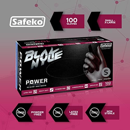 Blak Nyle Gloves Easy-Wear Heavy-Duty with POWER Technology