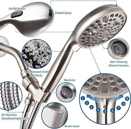Effortless 10-MinUTE Clean Power Shower Head