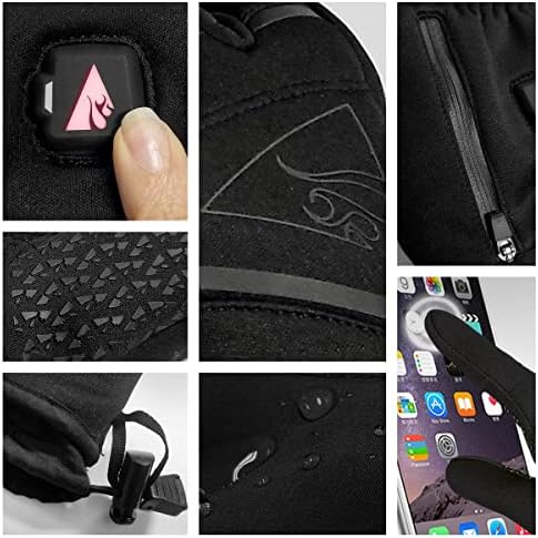 ActionHeat Battery-Operated Healed Gloves for Men XXL Waterproof Gloves