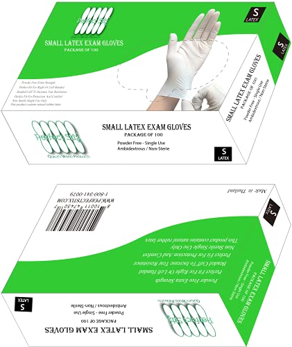 Perfect Stix Latex Foodservice Powder Free Gloves - Small Pack