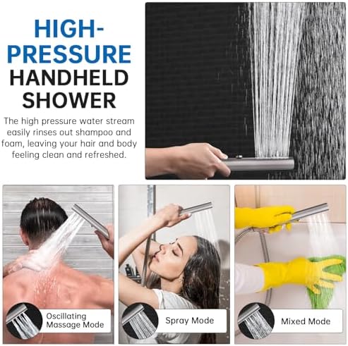 All-Metal Showers with Massage 135in Length