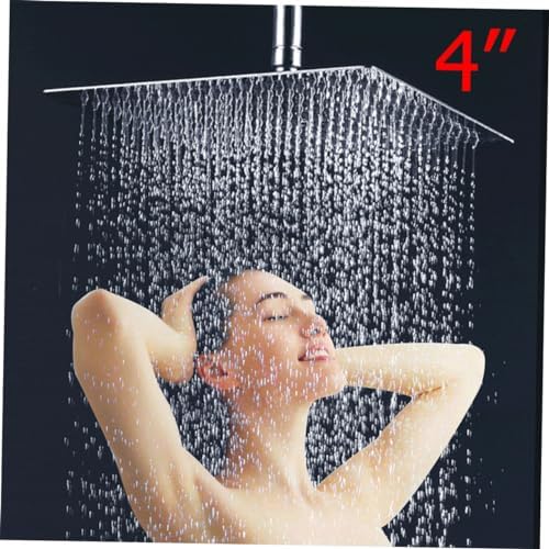 Stainless Steel Ceiling Rain shower Head Square High Pressure