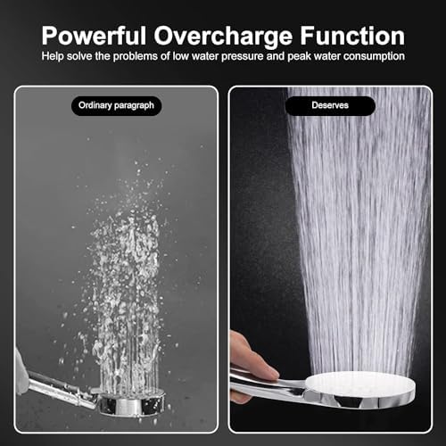 High-Pressure 6 Spray Modes Shower Head