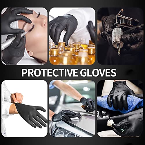 Basic Black Nitrile Exam Gloves