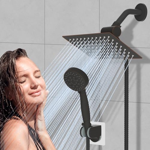 iFealClear 10-Inch Metal Handheld Shower Head