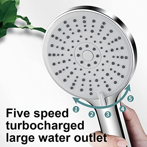 Large Panel Shower Head With 5 Modes And High Pressure