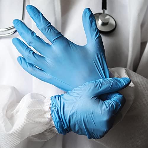 Nitrile Exam Gloves Disposable 100-Piece Box Powder Free No Latex