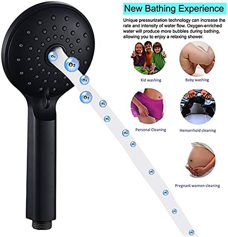 LASEVE Handheld Shower Head with 2 Spray Modes