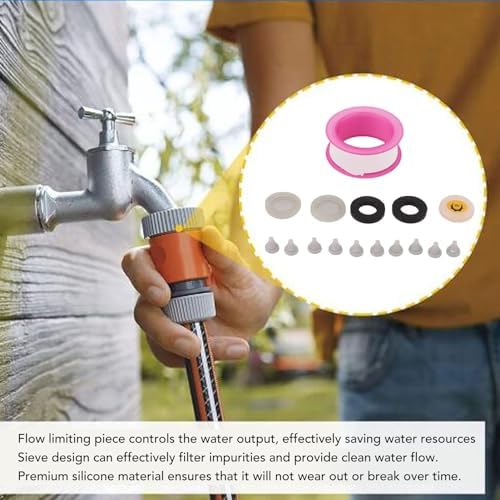 Kuuleyn Silicone shower head nozzles set for water conservation and bathroom enhancements