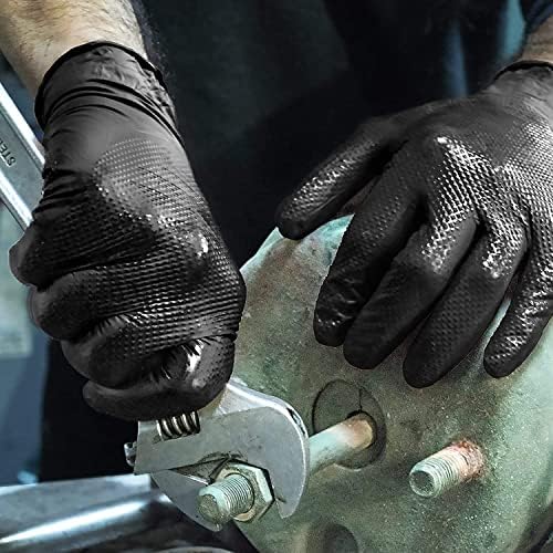 Silarius MediSil Disposable Nitrile Gloves - 100 pack - Black Diamond