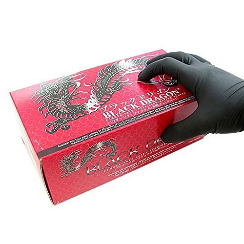 Ansell Microflex Black Dragon Gloves Small 100
