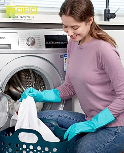 PACIFIC Cleaning Gloves with Latex Free Reusable and Green