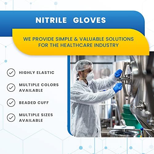 Safe Nitrile Gloves for Kitchen or Family Cleaning