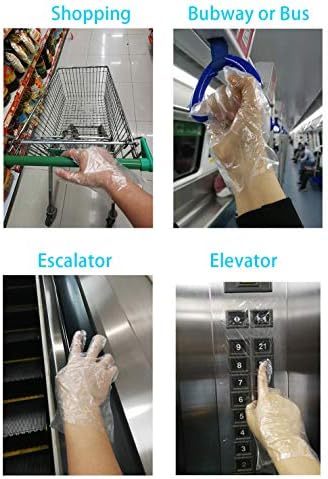 Lovenjoy Eco-Conscious 500PCS Clear Disposable Gloves Perfect for Daily Use