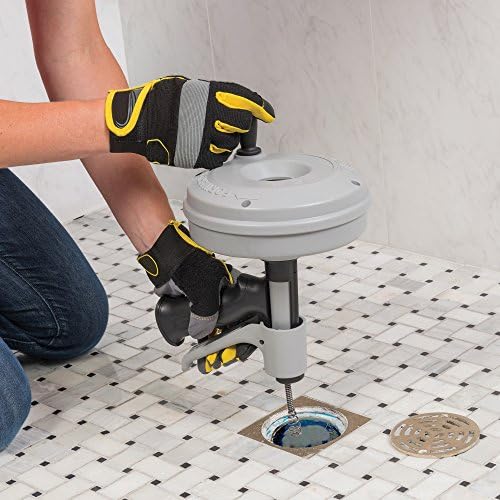 Efficient Hand-Offset Drain Cleaner Kwik Spin
