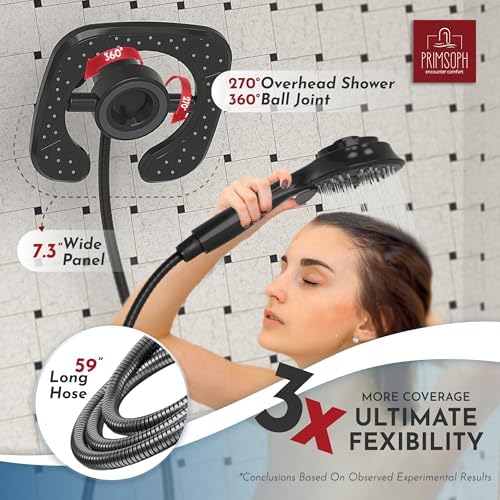 PRIMSOPH Handheld Shower Head Combo